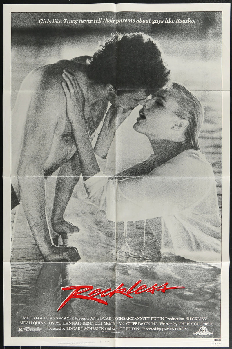 Reckless (1984) Original Movie Poster Folded 27x41
