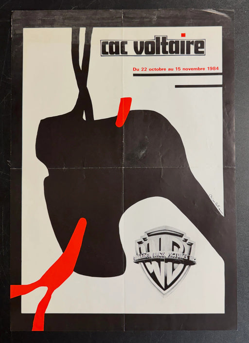 CAC Voltaire – Warner Bros. Retrospective (1984) Orig Poster Folded 15.75x22.75