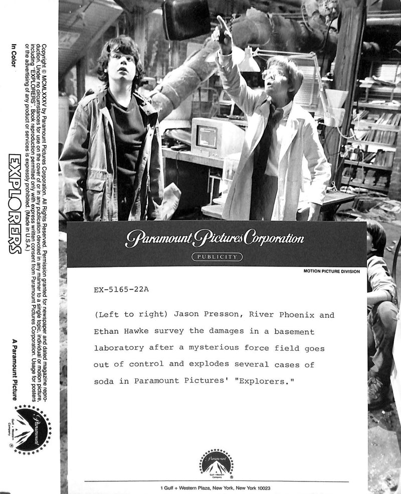 Explorers (1985) Movie Still Full Set 8x10