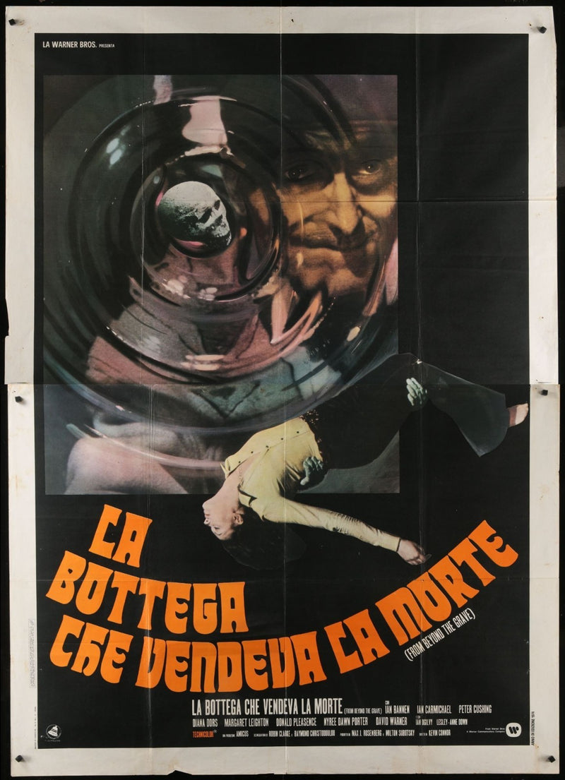 From Beyond the Grave (1974) Original Italian Two-panel Movie Poster 55x78
