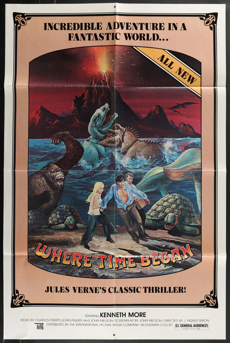 Where Time Began (1977) Original Movie Poster F 27x41