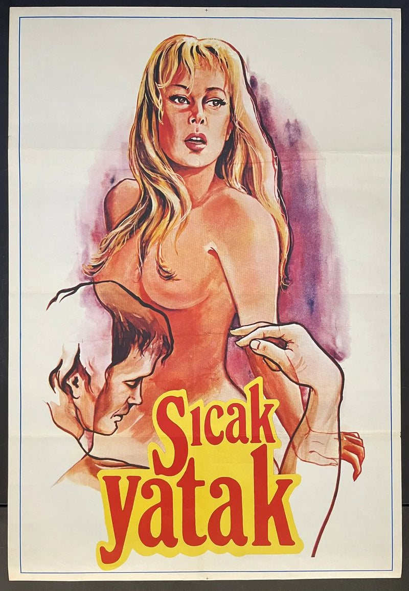 Sıcak Yatak (1986) Original Turkish Movie Poster 27x39