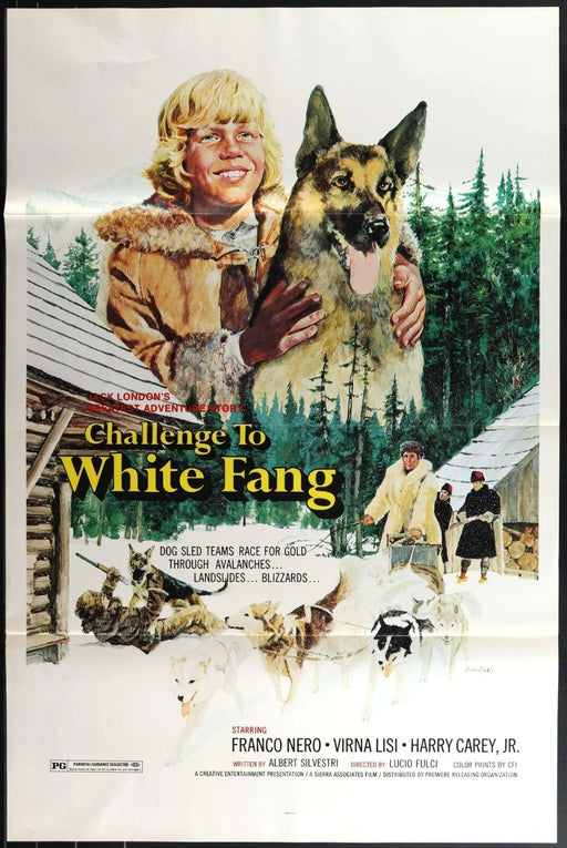 Challenge to White Fang (1974) Original Movie Poster Folded 27x41 EM8-504