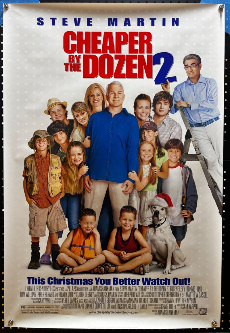 Cheaper by the Dozen 2 (2005) Double-Sided, Original Rolled Poster 27x40