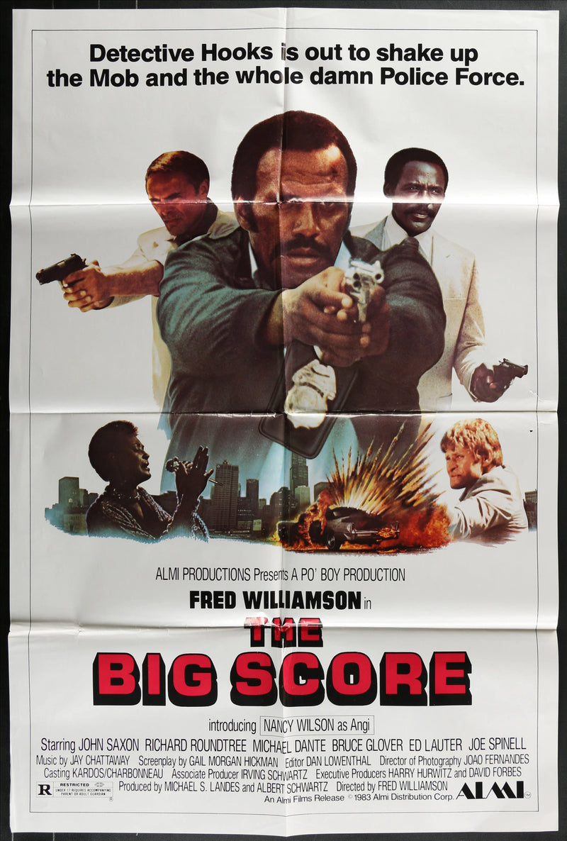 The Big Score (1983) Original Movie Poster Folded 27x41