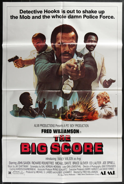 The Big Score (1983) Original Movie Poster Folded 27x41