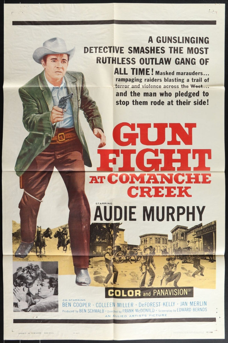 Gunfight at Comanche Creek (1963) Original Movie Poster 27x41