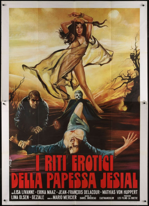 A Women Possessed (1975) Original Italian 2P Movie Poster Folded 55x78