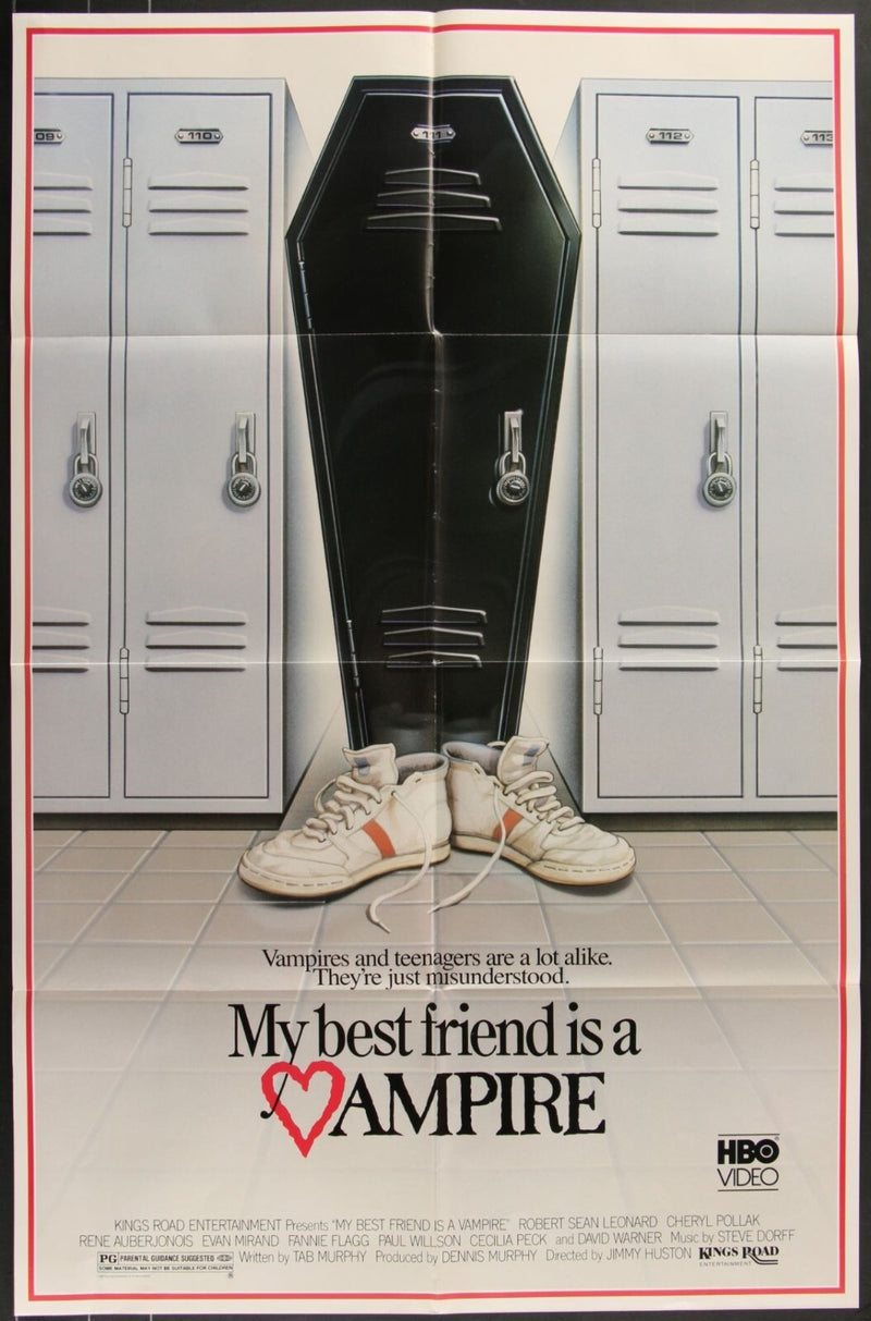 My Best Friend Is a Vampire (1987) Original Movie Poster 27x40