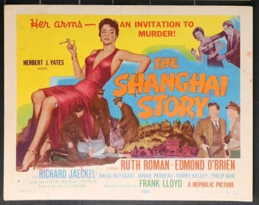 The Shanghai Story (1954) Original Lobby Card Movie Poster 11x14