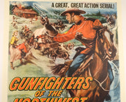 Gunfighters of the Northwest (1954) Linenbacked Restored Columbia Serial Poster