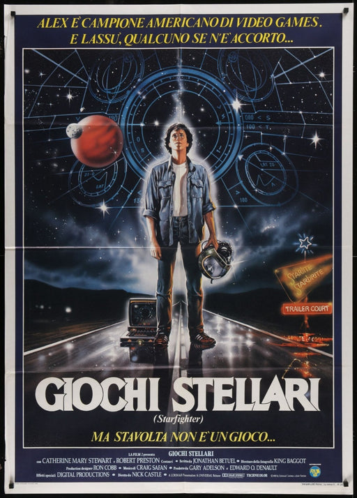 The Last Starfighter (1984) Original Italian Movie Poster 39x55