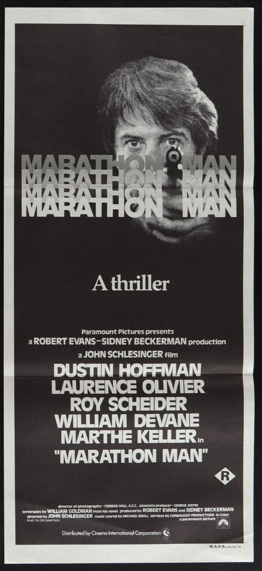 Marathon Man (1976) Original Australian Daybill Poster 13x30