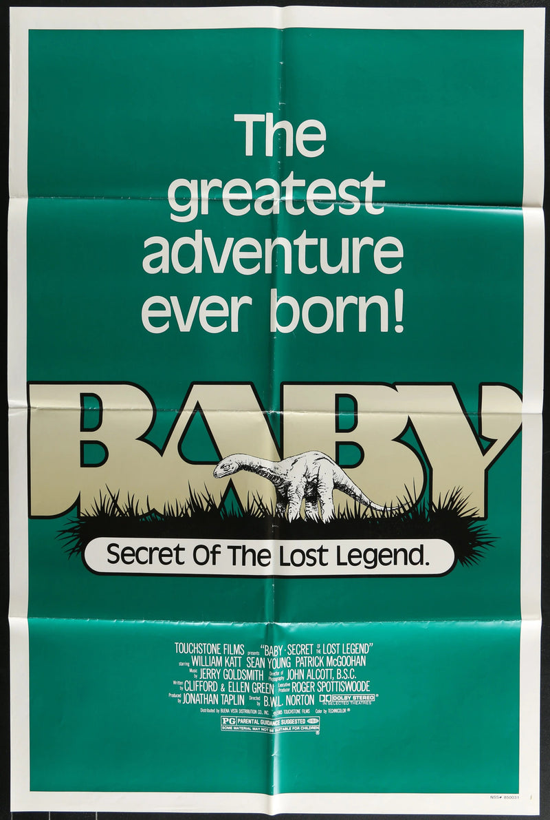Baby: Secret of the Lost Legend (1985) Original Movie Poster Folded 27x41