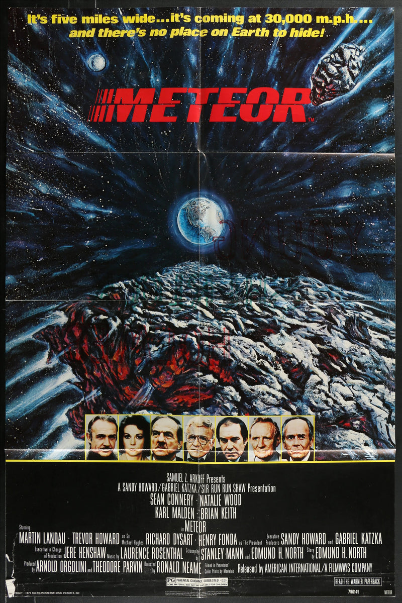 Meteor (1979) Original Movie Poster F 27x41