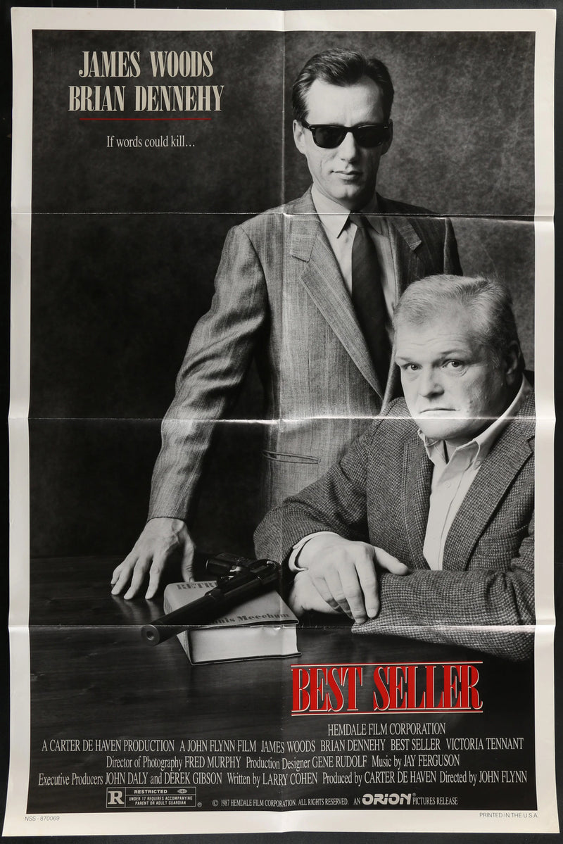 Best Seller (1987) Original Movie Poster Rolled 27x41