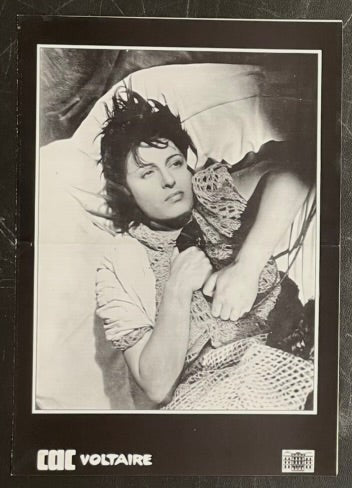 CAC Voltaire Marlene Dietrich (1989) Original Poster 8.25x11.75