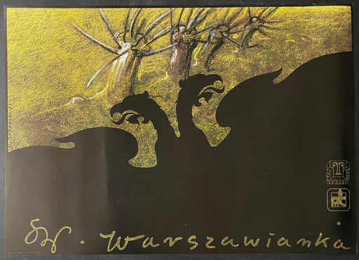 Warszawianka (1983) Original Polish Theatre Poster 23x33