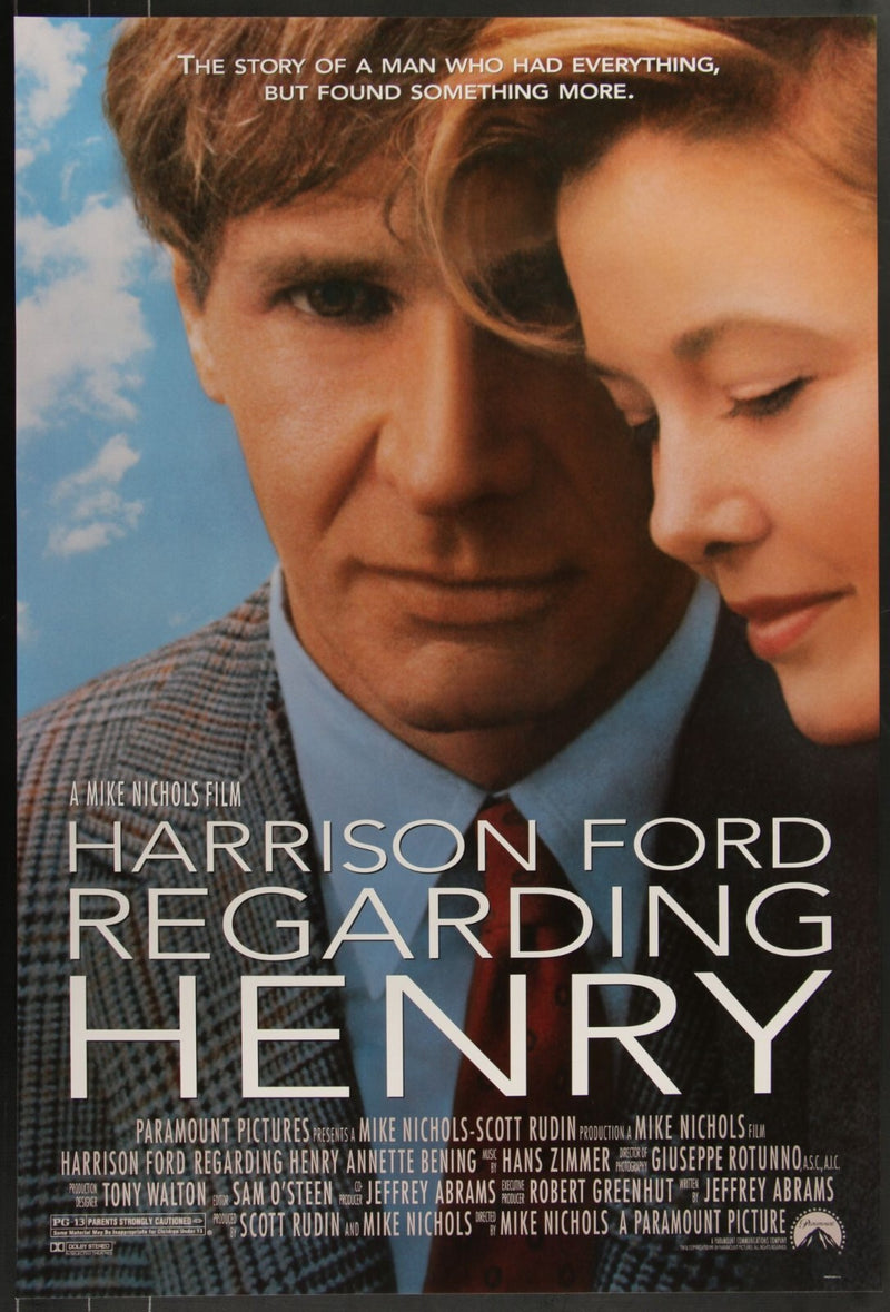Regarding Henry (1991) Original Movie Poster Rolled 27x40