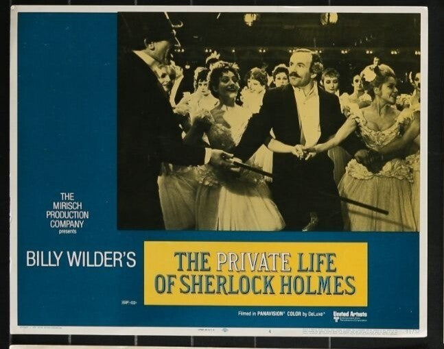 The Private Life of Sherlock Holmes (1970) Original Lobby Card Poster 11x14