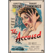 THE ACCUSED (1949) Original Theatrical 1-Sheet Movie Poster 27x40 Loretta Young