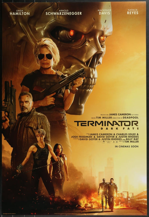 Terminator: Dark Fate (2019) Original Double-sided Movie Poster Rolled 27x40