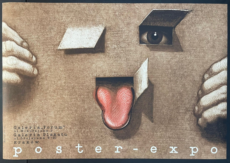 Poster-Expo (1984) Original Polish Exhibition Poster Krakow 26x38
