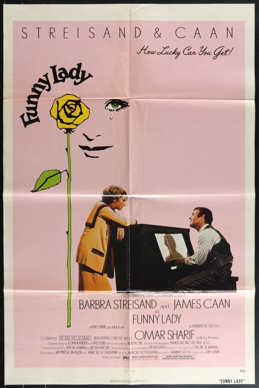 Funny Lady (1975) Original Movie Poster Folded 27x41