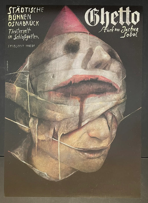 Ghetto (1986) Original German Theatre Poster 23x33