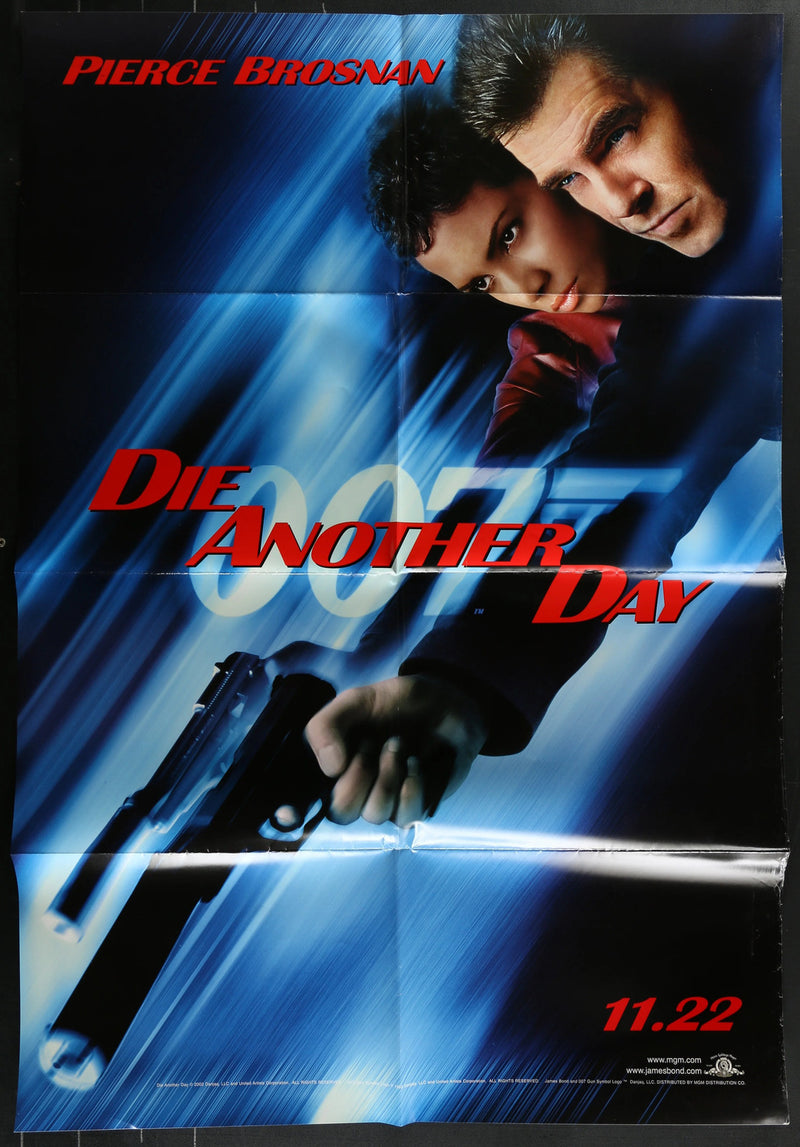 Die Another Day (2002) Original Movie Poster Folded 27x40