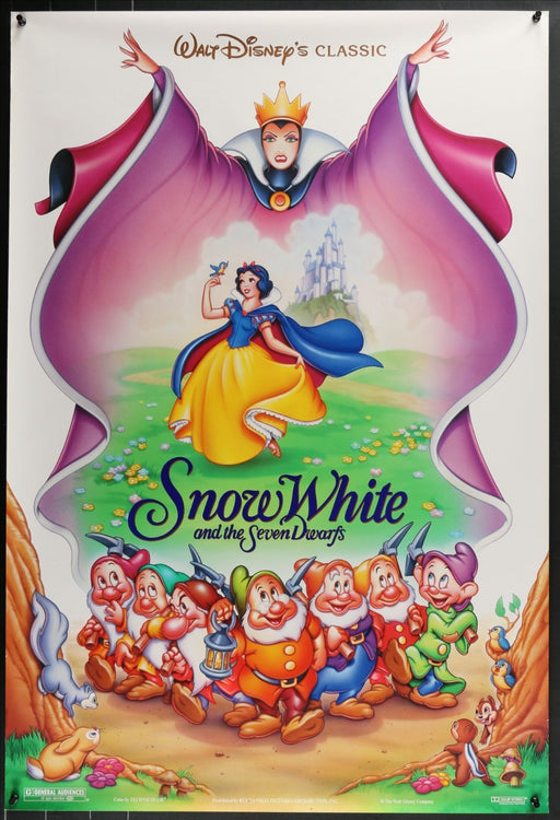 Snow White and The Seven Dwarfs (1993) Original DS Movie Poster Rolled 27x40