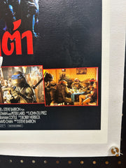 TMNT Ninja Turtles Original Thai Linenbacked Restored Poster Ex Cond! 31.5x21.5"