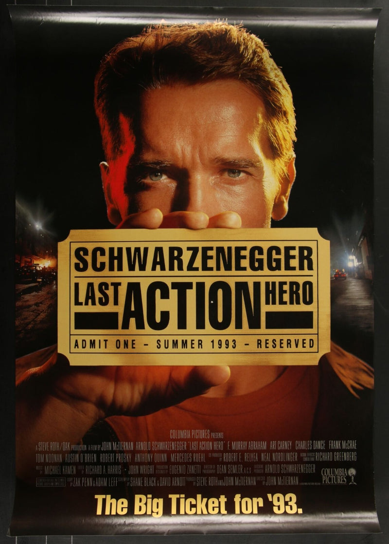 Last Action Hero (1993) Original Movie Poster 27x40