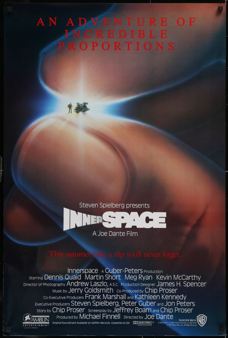 Innerspace (1987) Original Movie Poster Rolled 27x41