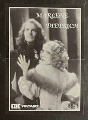CAC Voltaire – Marlene Dietrich (1989) Original Poster 8.25x11.75