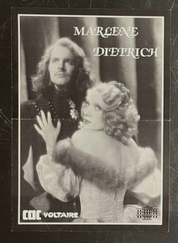 CAC Voltaire – Marlene Dietrich (1989) Original Poster 8.25x11.75