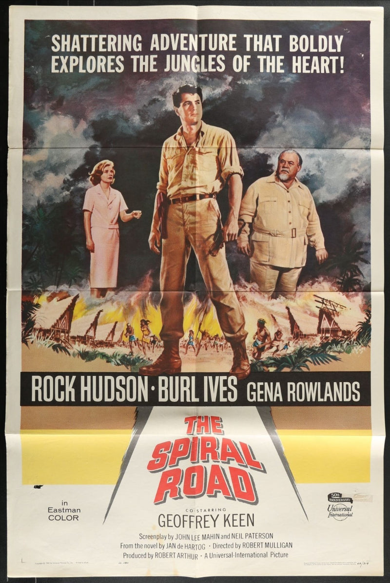 The Spiral Road (1962) Original Movie Poster Folded 27x41