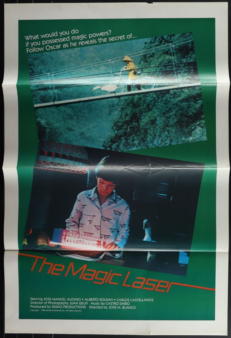 The Magic Laser (1984) Original Movie Poster Folded 27x41 EM8-512