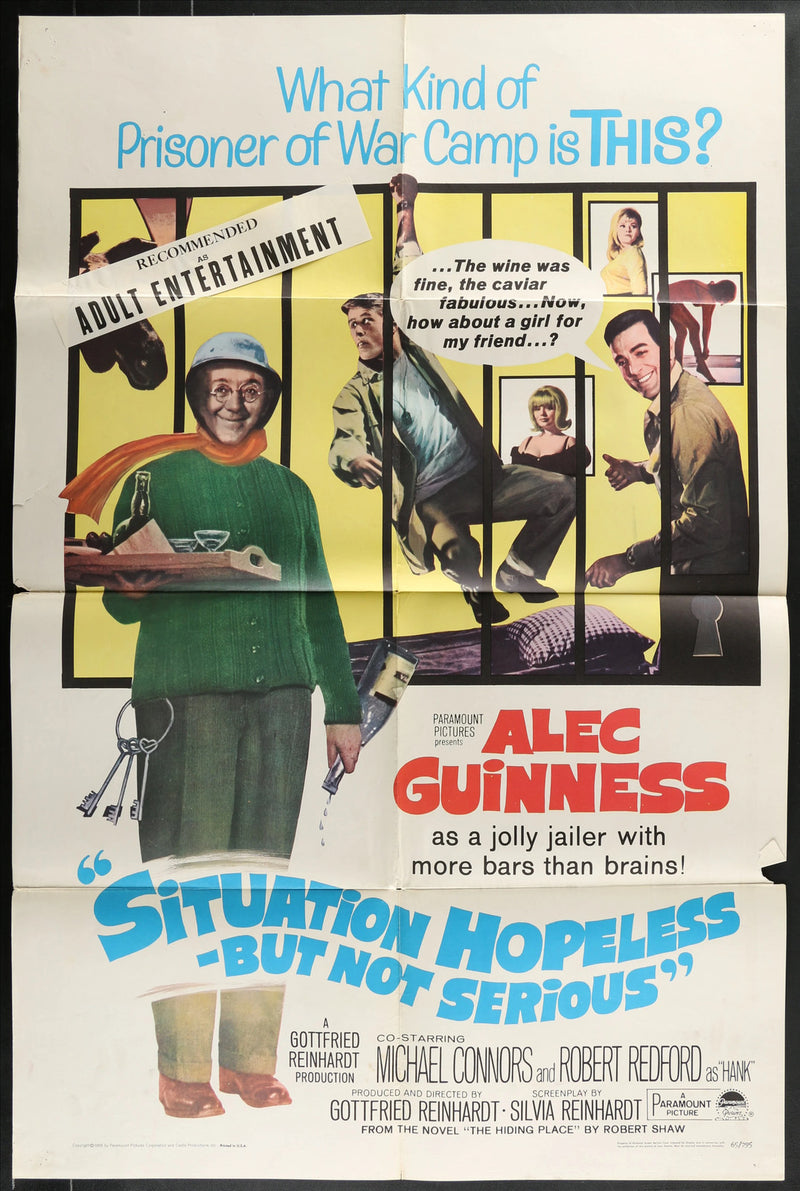 Situation Hopeless… But Not Serious (1965) Original Movie Poster Folded 27x41