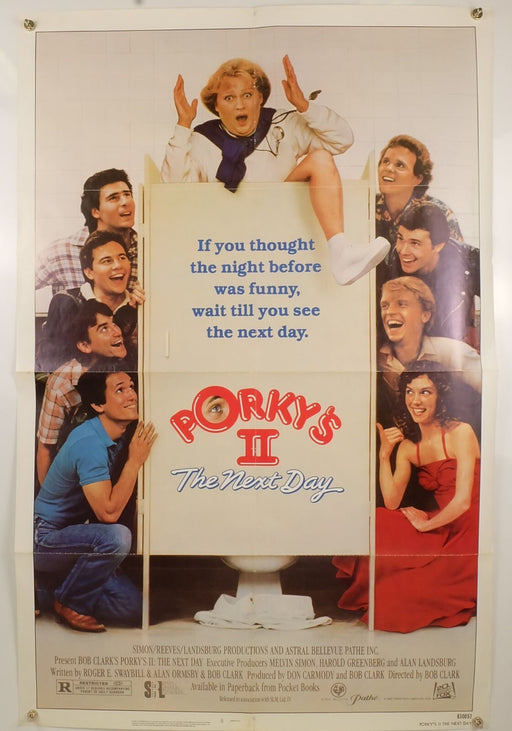 Porky's II: The Next Day (1983) Original Movie Poster Folded 27x41