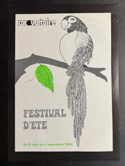 Festival d’Été (1984) CAC Voltaire Poster Rolled 15.75x22.75