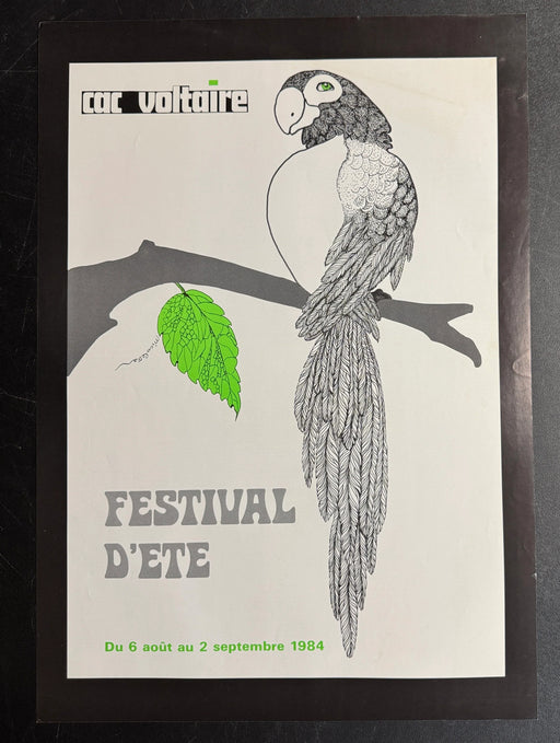 Festival d’Été (1984) CAC Voltaire Poster Rolled 15.75x22.75