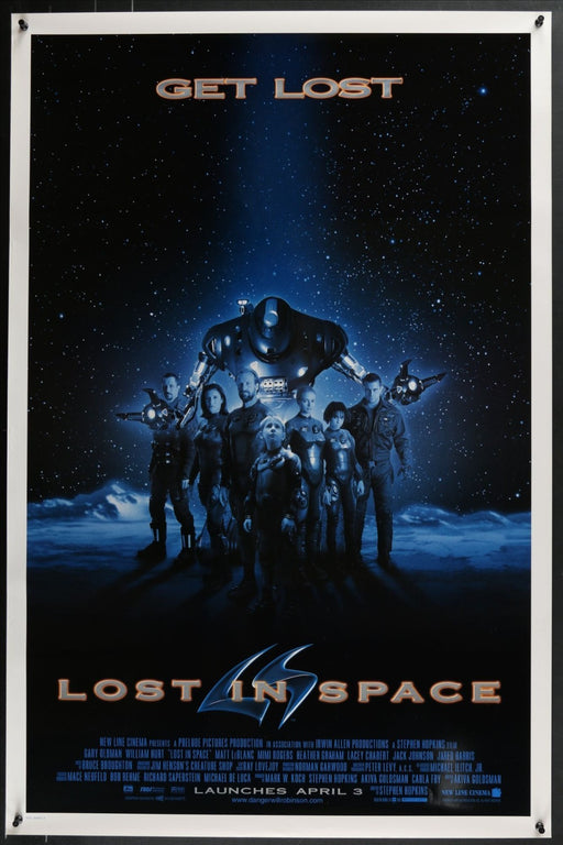 Lost in Space (1998) Original Single-sided Movie Poster Rolled 27x40