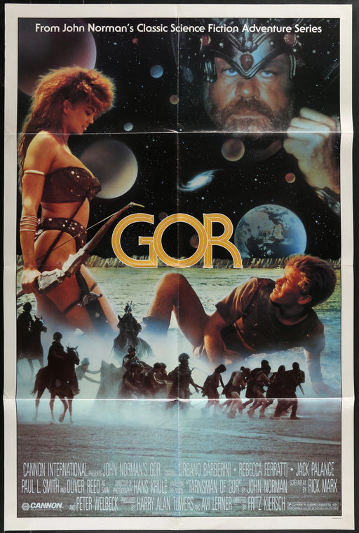 Gor (1987) Original Movie Poster Folded 27x41