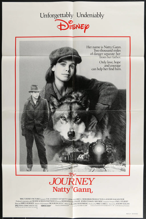 The Journey of Natty Gann (1985) Original Movie Poster Folded 27x40