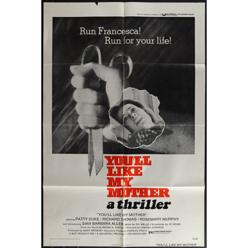 You'll Like My Mother (1972) Original Movie poster Folded 27x41 EM4-172