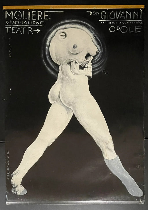 Don Giovanni (1970s) Original Polish Theater Poster 26.5x38