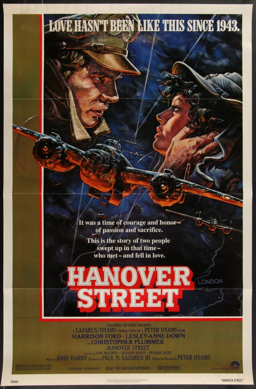 Hanover Street (1979) Original Movie Poster Folded 27x41