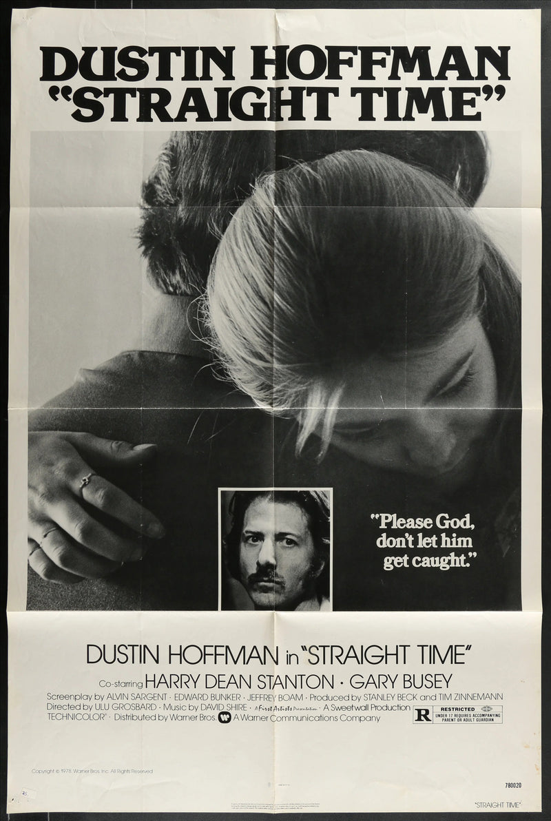 Straight Time (1978) Original Movie Poster Folded 27x41