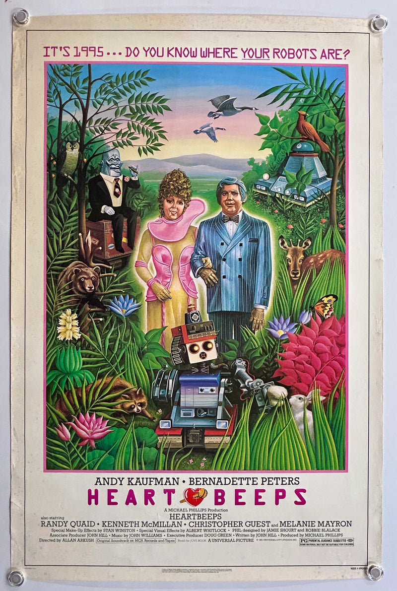 Heartbeeps (1981) Original Movie Poster Rolled 27x41
